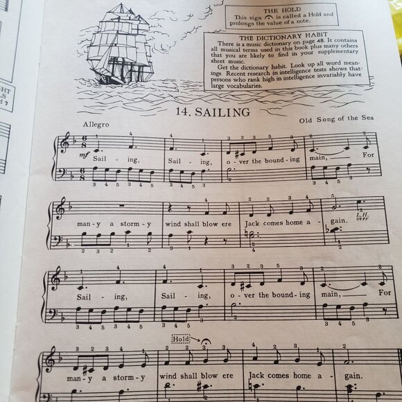 John Schaum Piano Course Blue Book B Leading To Mastery Of The Instrument 1965 - Picture 5 of 5